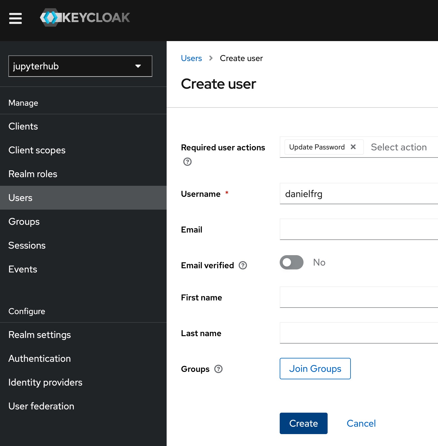 JupyterHub KeyCloak